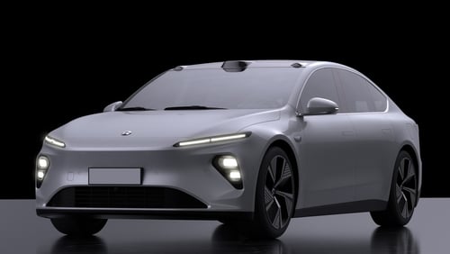 3d rendered image of the NIO ET series.